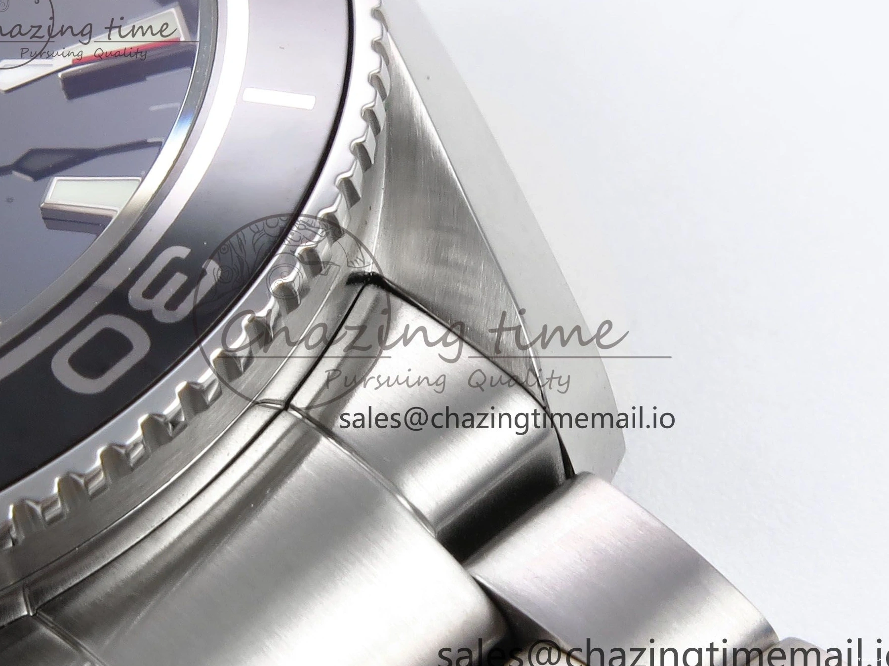0405 Seamaster “LMPO” OMF 1:1 Best Edition Black Dial on SS Bracelet A Tailored 7703